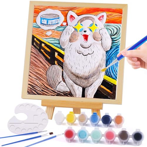 ONE TO FOUR Basteln Mädchen 7 8 9 10 11 12 Jahre,Katze Malen Kinder, Geschenk Mädchen Junge 6-12 Jahre Geburtstags, Kreativ spielzeug ab 7, Katzen Bastelset Kinder ab 6 Jahre ONE TO FOUR Basteln Mädchen 7 8 9 10 11 12 Jahre,Katze Malen Kinder, Geschenk Mädchen Junge 6-12 Jahre Geburtstags, Kreativ spielzeug ab 7, Katzen Bastelset Kinder ab 6 Jahre von ONE TO FOUR