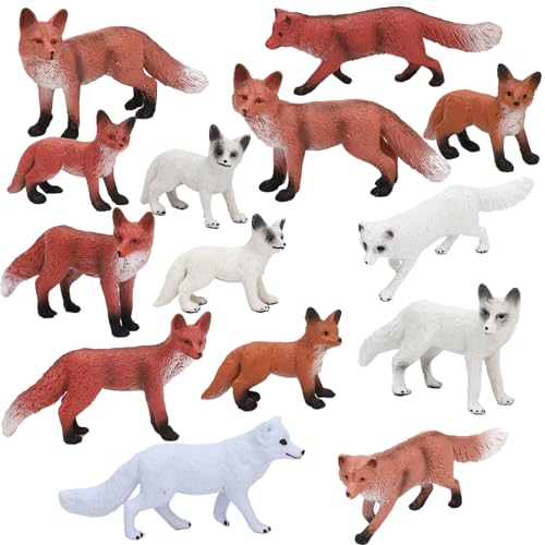 ONEST 14 Stück Fuchs Spielzeug Figuren Set Kleine Füchse Figuren Realistische Wald Tier Spielzeug Lebendige Dschungeltiere Spielset Geburtstag Party Kuchen Topper für Kinder Jungen und Mädchen ONEST 14 Stück Fuchs Spielzeug Figuren Set Kleine Füchse Figuren Realistische Wald Tier Spielzeug Lebendige Dschungeltiere Spielset Geburtstag Party Kuchen Topper für Kinder Jungen und Mädchen von ONEST