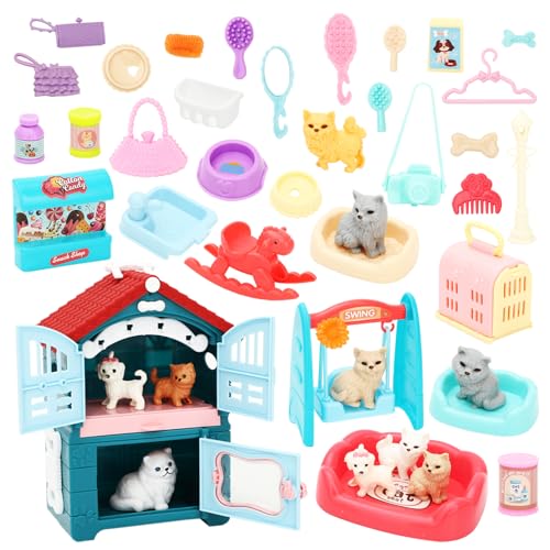ONEST 39 Stück Mini-Katzenfiguren, Spielset, handbemalt, winzige Katzen, realistische, detaillierte Kunststoff-Katzenfiguren, Spielzeug, Weihnachten, Geburtstagsgeschenk, für Kinder und Erwachsene ONEST 39 Stück Mini-Katzenfiguren, Spielset, handbemalt, winzige Katzen, realistische, detaillierte Kunststoff-Katzenfiguren, Spielzeug, Weihnachten, Geburtstagsgeschenk, für Kinder und Erwachsene von ONEST