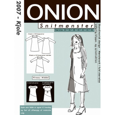 ONION Schnittmuster 2007 Kleid Größe 34-46 von ONION