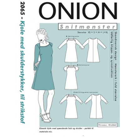 ONION Schnittmuster 2065 Kleid mit Schulterstück Größe. XS-XL von ONION