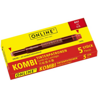 ONLINE 17307/12 Kombipatrone ROT, 5 Stück ONLINE 17307/12 Kombipatrone ROT, 5 Stück von ONLINE