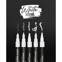 ONLINE 18511 White Lettering Set - Fineliner und Brushpen 5er Set im Kartonetui ONLINE 18511 White Lettering Set - Fineliner und Brushpen 5er Set im Kartonetui von ONLINE
