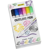 ONLINE 18616 Outline Marker 6er Set im Kartonetui ONLINE 18616 Outline Marker 6er Set im Kartonetui von ONLINE