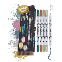 ONLINE 19089 Calli.Brush Pens 5er Set Metallic in Bamboo Case ONLINE 19089 Calli.Brush Pens 5er Set Metallic in Bamboo Case von ONLINE