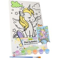 ONLINE 61039/6 Malen nach Zahlen Kinder 29x19 cm Leinwand mit Einhorn-Motiv inkl. Pinsel & Acrylfarben ONLINE 61039/6 Malen nach Zahlen Kinder 29x19 cm Leinwand mit Einhorn-Motiv inkl. Pinsel & Acrylfarben von ONLINE