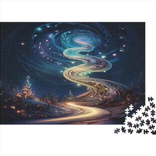 Wirbelmuster Puzzle 1000pcs (75x50cm) Erwachsene Beleuchtung Puzzle,Home Decor von ONNAT