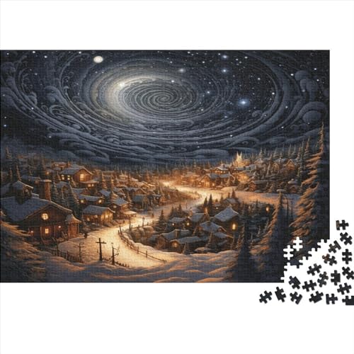 Wirbelmuster Puzzle 1000pcs (75x50cm) Erwachsene Beleuchtung Puzzle,Home Decor von ONNAT