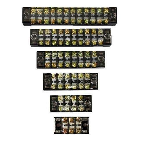 ONPIRA 2X Stromverteiler/Schraubklemmleiste 15A in 6 Größen 6 polig, 8 polig, 12 polig, 16 polig, 20 polig, 24 polig zum auswählen (2X 12-polig) von ONPIRA