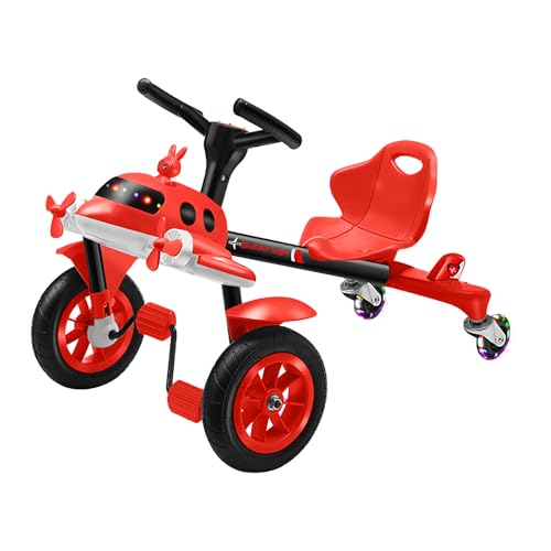 OOFAYJIA Kinder Tretfahrzeug ab 3 Jahren | Kettcar Spielzeugauto mit Anti-Rutsch-Pedalen & Verstellbarer Sitz Geburtstag/Weihnachten,Rot OOFAYJIA Kinder Tretfahrzeug ab 3 Jahren | Kettcar Spielzeugauto mit Anti-Rutsch-Pedalen & Verstellbarer Sitz Geburtstag/Weihnachten,Rot von OOFAYJIA