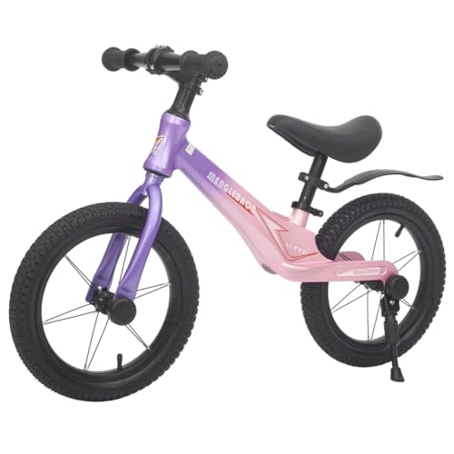 OOFAYJIA Laufrad 14 Zoll für Kinder ab 3 4 5 6 Jahre, Kinderlaufrad mit Verstellbarer Sitz, Ständer, Training Fahrrad Ohne Pedale für Jungen und Mädchen,Rosa OOFAYJIA Laufrad 14 Zoll für Kinder ab 3 4 5 6 Jahre, Kinderlaufrad mit Verstellbarer Sitz, Ständer, Training Fahrrad Ohne Pedale für Jungen und Mädchen,Rosa von OOFAYJIA