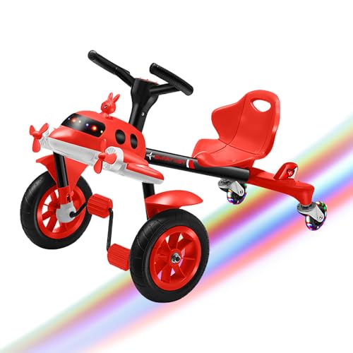 OOFAYJIA Tretfahrzeug für Kinder ab 3 Jahren | Tretauto Kettcar | Verstellbare Sitze vorne und hinten | Kinderfahrzeug Geschenk Spielzeug,Rot OOFAYJIA Tretfahrzeug für Kinder ab 3 Jahren | Tretauto Kettcar | Verstellbare Sitze vorne und hinten | Kinderfahrzeug Geschenk Spielzeug,Rot von OOFAYJIA