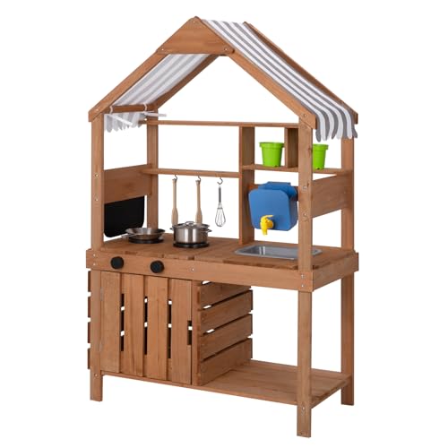 OOOK Matschküche Kinder Outdoor, Outdoor Küche Kinder mit Wasseranschluss, Spielzeug ab 3 Jahre mit Spüle und Küchenzubehör OOOK Matschküche Kinder Outdoor, Outdoor Küche Kinder mit Wasseranschluss, Spielzeug ab 3 Jahre mit Spüle und Küchenzubehör von OOOK