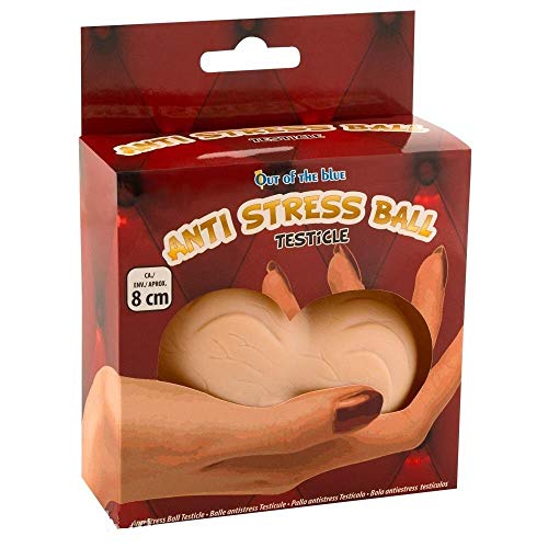 Out of the blue Antistress-Ball, Testicle, ca. 8 cm von ootb
