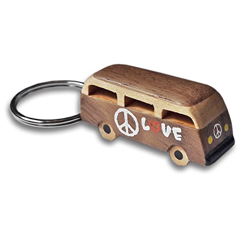 OOTB Schlüsselanhänger aus Holz, Miniatur-Bus, einzeln verkauft. OOTB Schlüsselanhänger aus Holz, Miniatur-Bus, einzeln verkauft. von OOTB