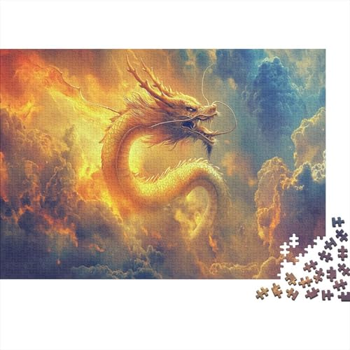 Drache 1000 Teile Puzzle, Puzzles Für Erwachsene, 1000 Teile Puzzlespiel Für Jugendliche & Erwachsene Puzzlespiel Puzzel 1000pcs (75x50cm) von OPANZYYDE