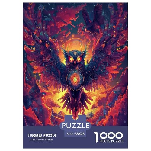 Eule Puzzle 1000 Teile Schwer Puzzle Spielzeug Pädagogisches Spiel Impossible Herausforderung Spielzeug Für Erwachsene Und Kinder in Bewährter 38x26cm/1000pcs Eule Puzzle 1000 Teile Schwer Puzzle Spielzeug Pädagogisches Spiel Impossible Herausforderung Spielzeug Für Erwachsene Und Kinder in Bewährter 38x26cm/1000pcs von OPANZYYDE