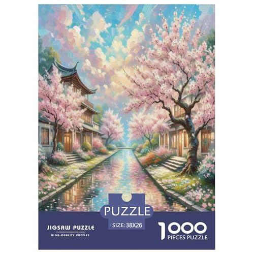 Kirschblüte Puzzle 1000 Teile Schwer Puzzle Spielzeug Pädagogisches Spiel Impossible Herausforderung Spielzeug Für Erwachsene Und Kinder in Bewährter 38x26cm/1000pcs Kirschblüte Puzzle 1000 Teile Schwer Puzzle Spielzeug Pädagogisches Spiel Impossible Herausforderung Spielzeug Für Erwachsene Und Kinder in Bewährter 38x26cm/1000pcs von OPANZYYDE