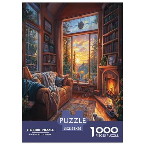 Komfortable Kabine Puzzles 1000 Teile Schwer Puzzle Spielzeug Pädagogisches Spiel Impossible Herausforderungsspielzeug Für Erwachsene Und Kinder Ab 12 Jahren 38x26cm/1000pcs von OPANZYYDE