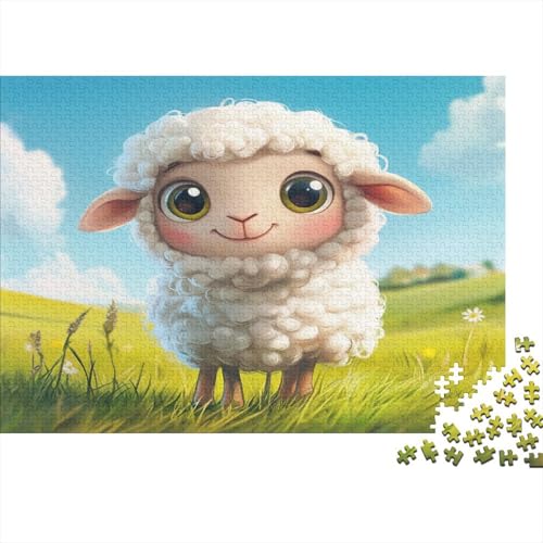 Lamm Puzzlespiel 1000 Teile Puzzle Für Erwachsene Und Kinder Ab 14 Jahren, Erwachsenen Puzzlespiel Puzzel 1000pcs (75x50cm) von OPANZYYDE