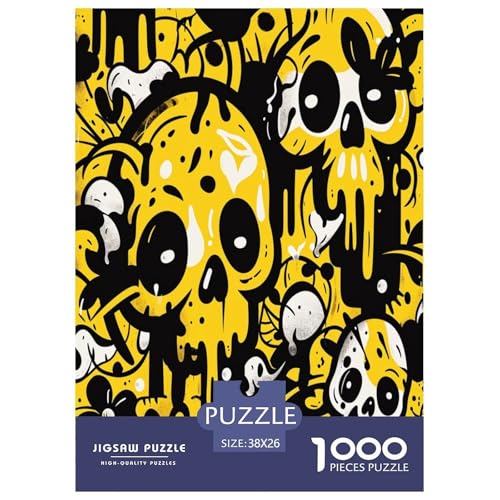 Schädel Puzzle 1000-teilige Schwer Puzzle Spielzeug Lernspiel Impossible Herausforderungsspielzeug Für Erwachsene Und Kinder Ab 14 Jahren 38x26cm/1000pcs Schädel Puzzle 1000-teilige Schwer Puzzle Spielzeug Lernspiel Impossible Herausforderungsspielzeug Für Erwachsene Und Kinder Ab 14 Jahren 38x26cm/1000pcs von OPANZYYDE