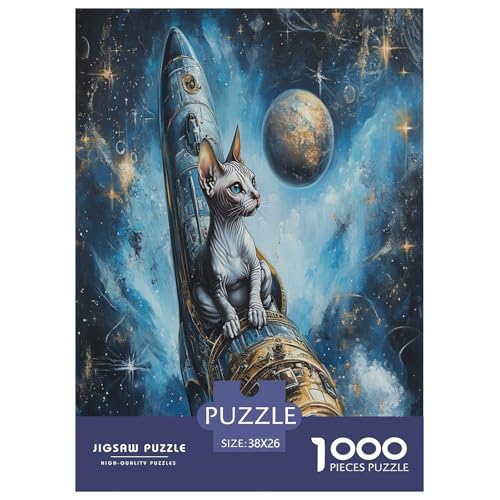 Sphinx Katze Puzzle 1000-teilige Schwer Puzzle Spielzeug Lernspiel Impossible Herausforderungsspielzeug Für Erwachsene Und Kinder Ab 12 Jahren 38x26cm/1000pcs Sphinx Katze Puzzle 1000-teilige Schwer Puzzle Spielzeug Lernspiel Impossible Herausforderungsspielzeug Für Erwachsene Und Kinder Ab 12 Jahren 38x26cm/1000pcs von OPANZYYDE