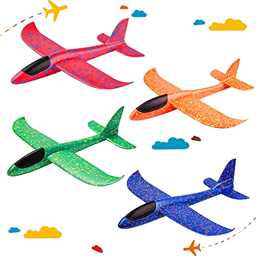 OPEIXSAYKOC 4 Stück Schaumflugzeug, Flugzeug Spielzeug, Flugzeug Styropor, Flugzeug zum Werfen, Styropor Flieger Gleiter, Werfen Fliegen Modell für Kinder OPEIXSAYKOC 4 Stück Schaumflugzeug, Flugzeug Spielzeug, Flugzeug Styropor, Flugzeug zum Werfen, Styropor Flieger Gleiter, Werfen Fliegen Modell für Kinder von OPEIXSAYKOC