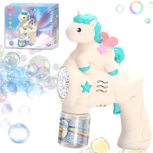 Seifenblasenpistole,Einhorn Bubble Machine,Seifenblasenmaschine,Bubble Machine Gun für Kinder,Automatic Bubble Gun,Bubble Machine Gun,Seifenblasenpistole für Outdoor,Party,Hochzeit,Geburtstag (Blau) Seifenblasenpistole,Einhorn Bubble Machine,Seifenblasenmaschine,Bubble Machine Gun für Kinder,Automatic Bubble Gun,Bubble Machine Gun,Seifenblasenpistole für Outdoor,Party,Hochzeit,Geburtstag (Blau) von OPEIXSAYKOC