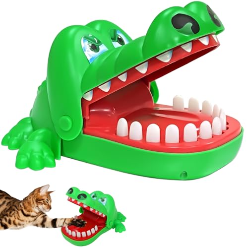 OPEIXSAYKOC Krokodil beim Zahnarzt, Krokodil Spielzeug Set, Geschicklichkeitsspiel, Krokodil Spiel Zähne für Kinder, Croco doc Spiel, Spaß Krokodil Mund Finger beißen Spiel, für Jungen und Mädchen OPEIXSAYKOC Krokodil beim Zahnarzt, Krokodil Spielzeug Set, Geschicklichkeitsspiel, Krokodil Spiel Zähne für Kinder, Croco doc Spiel, Spaß Krokodil Mund Finger beißen Spiel, für Jungen und Mädchen von OPEIXSAYKOC