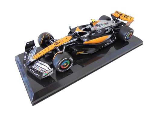 - 1/24 Formel 1 Auto Kompatibel mit McLaren MCL60#4 Lando Norris 2. Britischer GP F1 2023 - OR093 von OPO 10