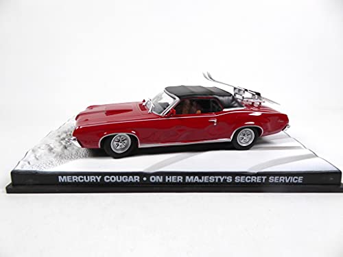 - Auto 1/43 kompatibel mit Mercury Cougar James Bond 007 ON HER MAJESTY'S Secret Service (DY021SP) von OPO 10
