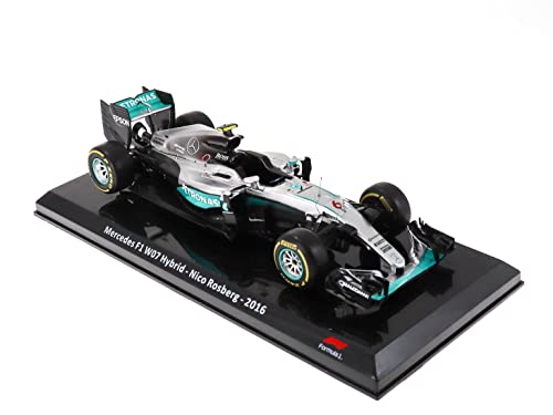 - Formel 1 Auto 1/24 kompatibel mit Mercedes F1 W07 Hybrid - Nico Rosberg - 2016 - OR029 von OPO 10