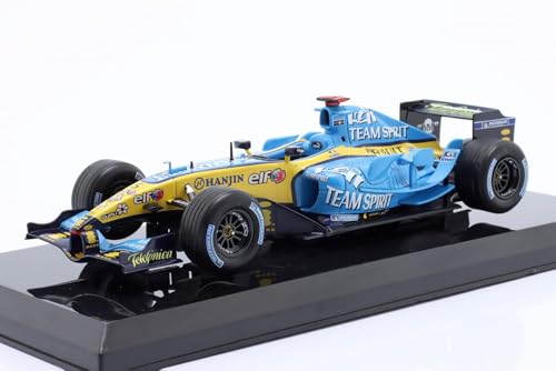 - Formel 1 im Maßstab 1:24, kompatibel mit dem Renault R25 Fernando Alonso 2005 Weltmeister-Modellauto OR028 von OPO 10
