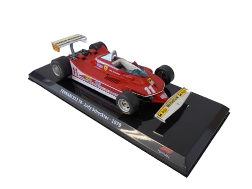- Formel 1 kompatibel mit Ferrari 312 T4#11 Scheckter Sieger Italien GP Weltmeister F1 1979 – 1/24 Modellauto OR045 von OPO 10