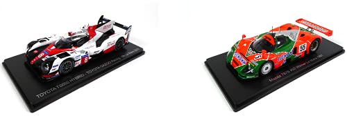 - Lot von 2 Autos Le Mans Spark 1/43 für Hachette Japon: Toyota TS050 2017 + Mazda 787B 1991 (01 + 02) von OPO 10