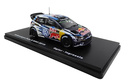 - Miniaturauto 1/43 kompatibel mit Volkswagen Polo R WRC #1 Wales Rally GB 2016 Ogier - VW RMX7 - Miniaturauto 1/43 kompatibel mit Volkswagen Polo R WRC #1 Wales Rally GB 2016 Ogier - VW RMX7 von OPO 10