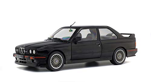 - Miniaturauto kompatibel mit BMW E30 M3 Sport EVO GLANZSCHWARZ 1990 – 1:18 Solido – 1801501 von OPO 10