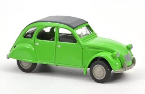 - Miniaturauto kompatibel mit Citroën 2CV im Maßstab 1:64 3 Zoll 7,5 cm Norev - Palmeraie Vert 191027 von OPO 10