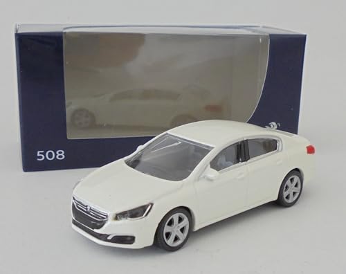 - Miniaturauto kompatibel mit Peugeot 508 Maßstab 1:64 3 Zoll 7,5 cm Norev - 314812 Weiß von OPO 10