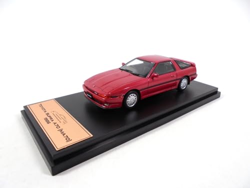 - Miniaturauto zum Sammeln im Maßstab 1:43, kompatibel mit Toyota Supra A70 1986 – JPL13 von OPO 10