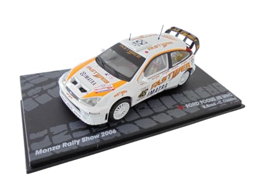 OPO 10 - 1:43 Modellauto kompatibel mit Ford Focus RS WRC Monza Rally Show 2006 Valentino Rossi von OPO 10