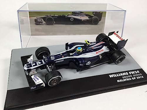 OPO 10 - Altaya-Miniaturauto zum Sammeln im Maßstab 1:43, kompatibel mit Williams Renault FW34 Malaysia GP F1 2012 Bruno Senna – 684 von OPO 10