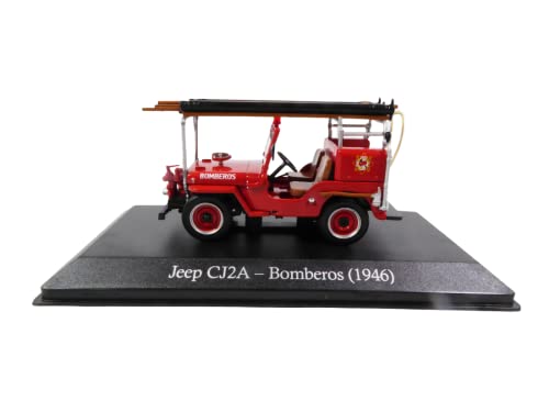 OPO 10 - Auto 1/43 kompatibel mit Jeep Pompier CJ2A 1946 (SA11) von OPO 10