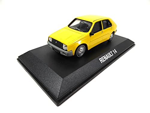 OPO 10 - Auto 1:43 kompatibel mit Renault R14 gelb 1976 (REN31) von OPO 10