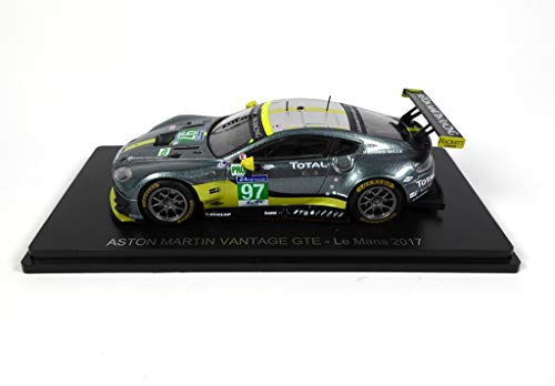 OPO 10 - Auto kompatibel mit Aston Martin Vantage GTE # 97 - Le Mans 2017 - Turner-Adam-Serra - Spark 1/43 für Hachette Japon (LM10) von OPO 10