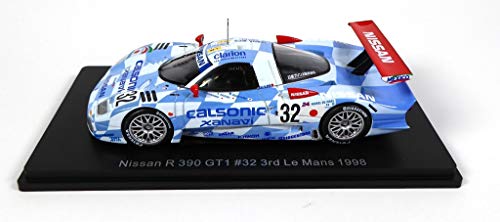 OPO 10 - Auto kompatibel mit Nissan R390 GT1#32 Le Mans 1998 – Suzuki-Hoshino-Kageyama – Spark 1/43 für Hachette Japan – 05 von OPO 10