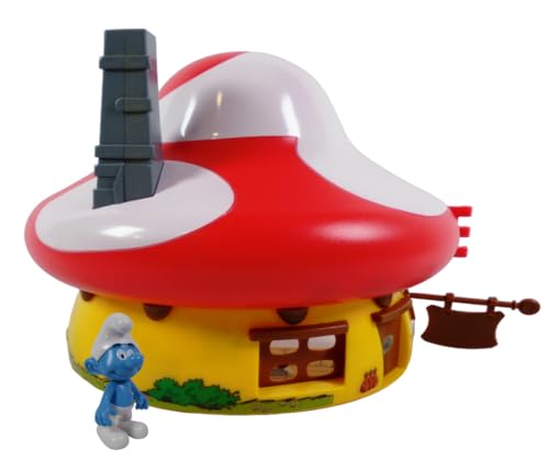 OPO 10 - Das Haus der Schlümpfe mit beweglicher PVC-Figur + Aufklebern – CS41 von OPO 10