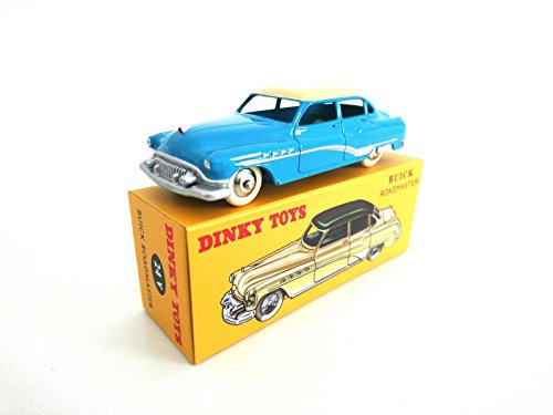 OPO 10 - Dinky Toys DeAgostini – Auto kompatibel mit Buick Roadmaster blau mit weißem Dach – 24 V – DT030 OPO 10 - Dinky Toys DeAgostini – Auto kompatibel mit Buick Roadmaster blau mit weißem Dach – 24 V – DT030 von OPO 10