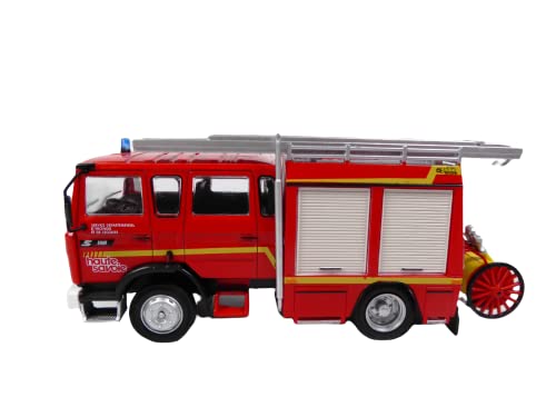 OPO 10 - Feuerwehrauto 1/43 kompatibel mit Renault VI S180 Metz SDIS Haute Savoie (Ixo P02) von OPO 10