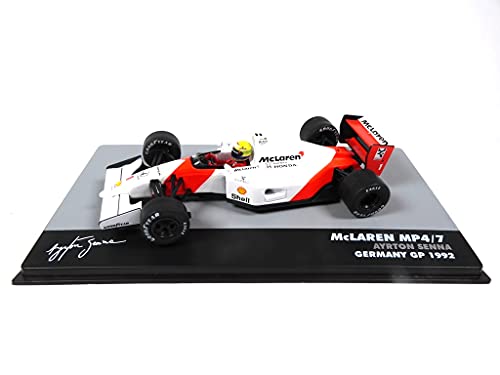 OPO 10 - Formel 1 Auto 1/43 kompatibel mit McLaren MP4 / 7#1 Ayrton Senna Deutschland GP F1 1992 (723) von OPO 10
